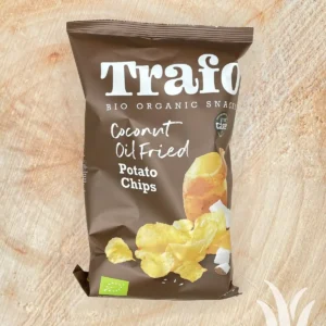 Aardappelchips gebakken in kokosolie